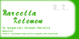 marcella kelemen business card